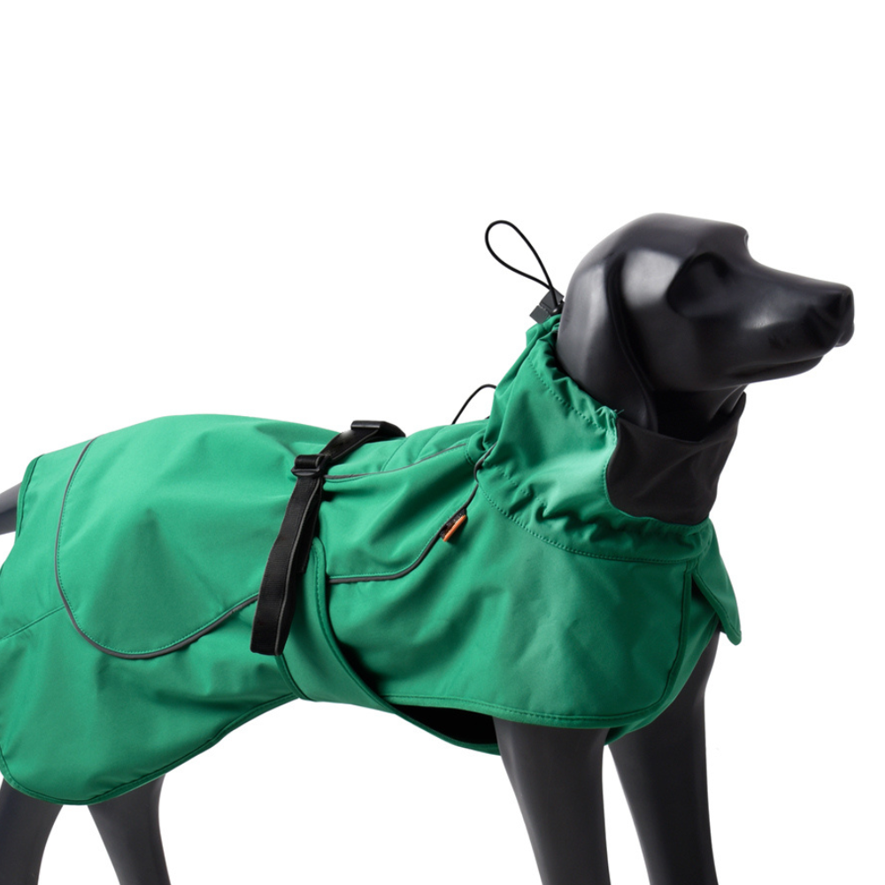 Impermeable Perro Windhook Verde - Sheepdogz®