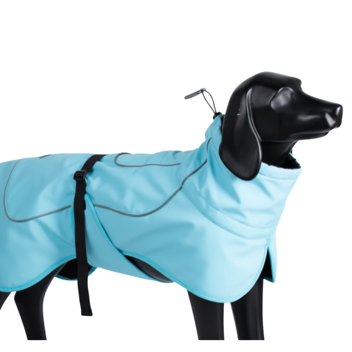 Impermeable Perro Windhook - Celeste-  Sheepdogz®