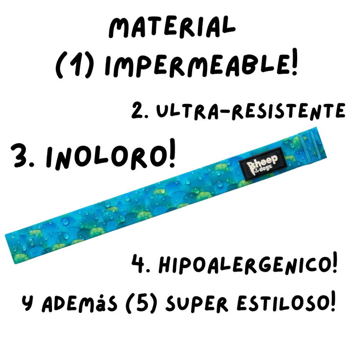 Collar Impermeable Pavo Real