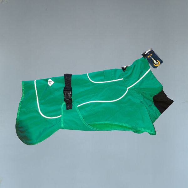 Impermeable Perro Windhook Verde - Sheepdogz®