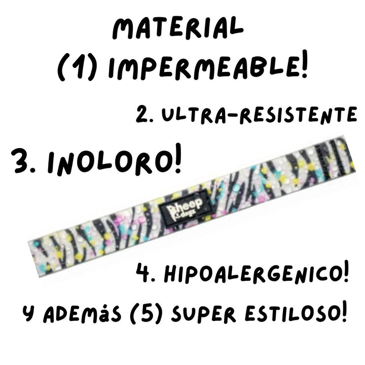 Collar Impermeable Zebra