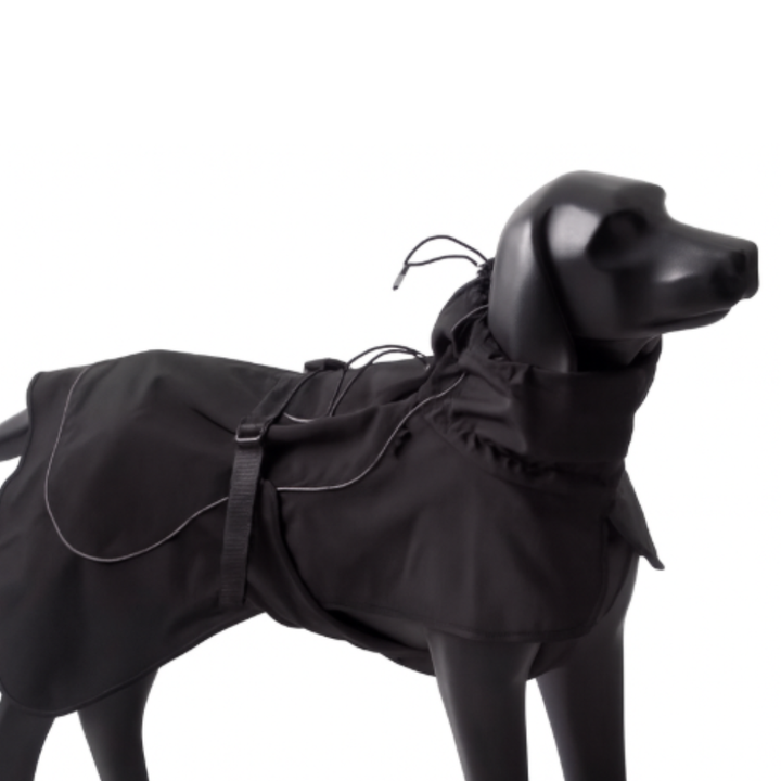Impermeable Perro Windhook - Negro-  Sheepdogz®