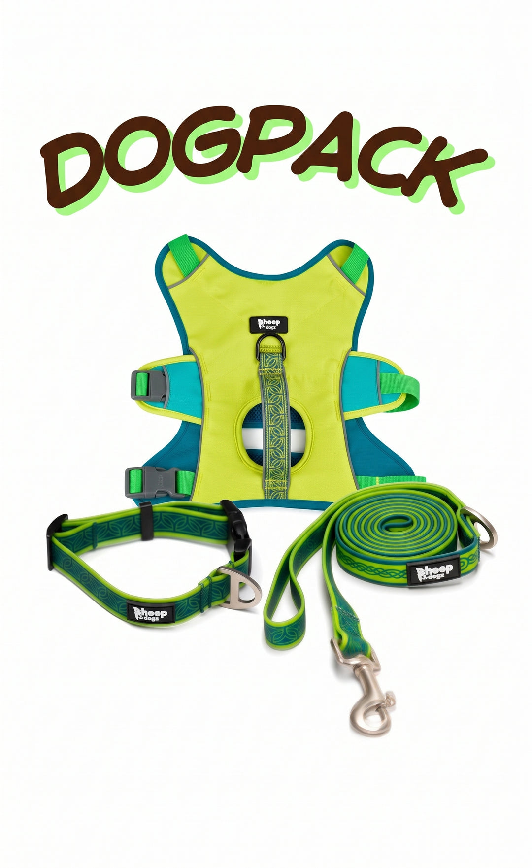 Pack para perros: arnés, collar y correa — Chagual